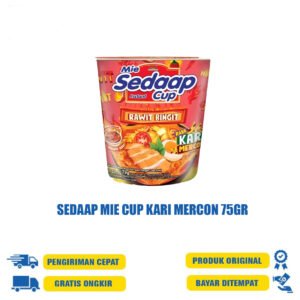SEDAAP MIE CUP KARI MERCON 75GR