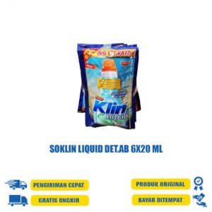 SOKLIN LIQUID DET.AB 6X20 ML