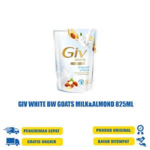 GIV WHITE BW GOATS MILK&ALMOND 825ML