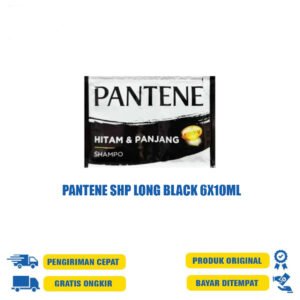 PANTENE SHP LONG BLACK 6X10ML