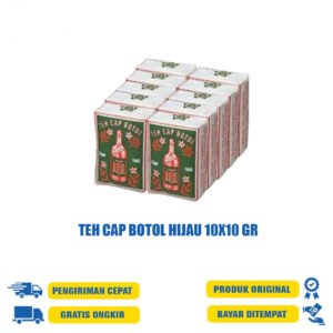 TEH CAP BOTOL HIJAU 10X10 GR