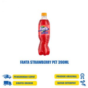 FANTA STRAWBERRY PET 390ML