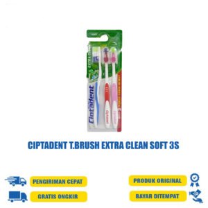 CIPTADENT T.BRUSH EXTRA CLEAN SOFT 3S