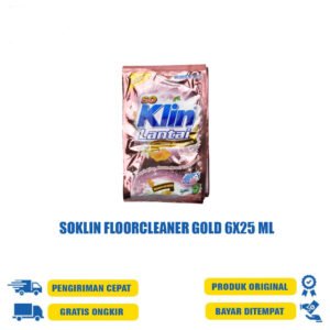 SOKLIN FLOORCLEANER GOLD 6X25 ML