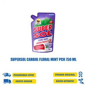 SUPERSOL CARBOL FLORAL MINT PCH 750 ML