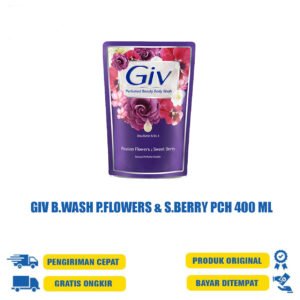 GIV B.WASH P.FLOWERS & S.BERRY PCH 400 ML