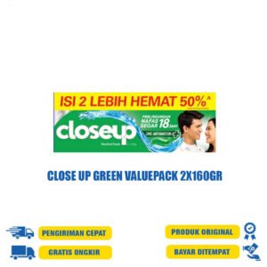 CLOSE UP GREEN VALUEPACK 2X160GR